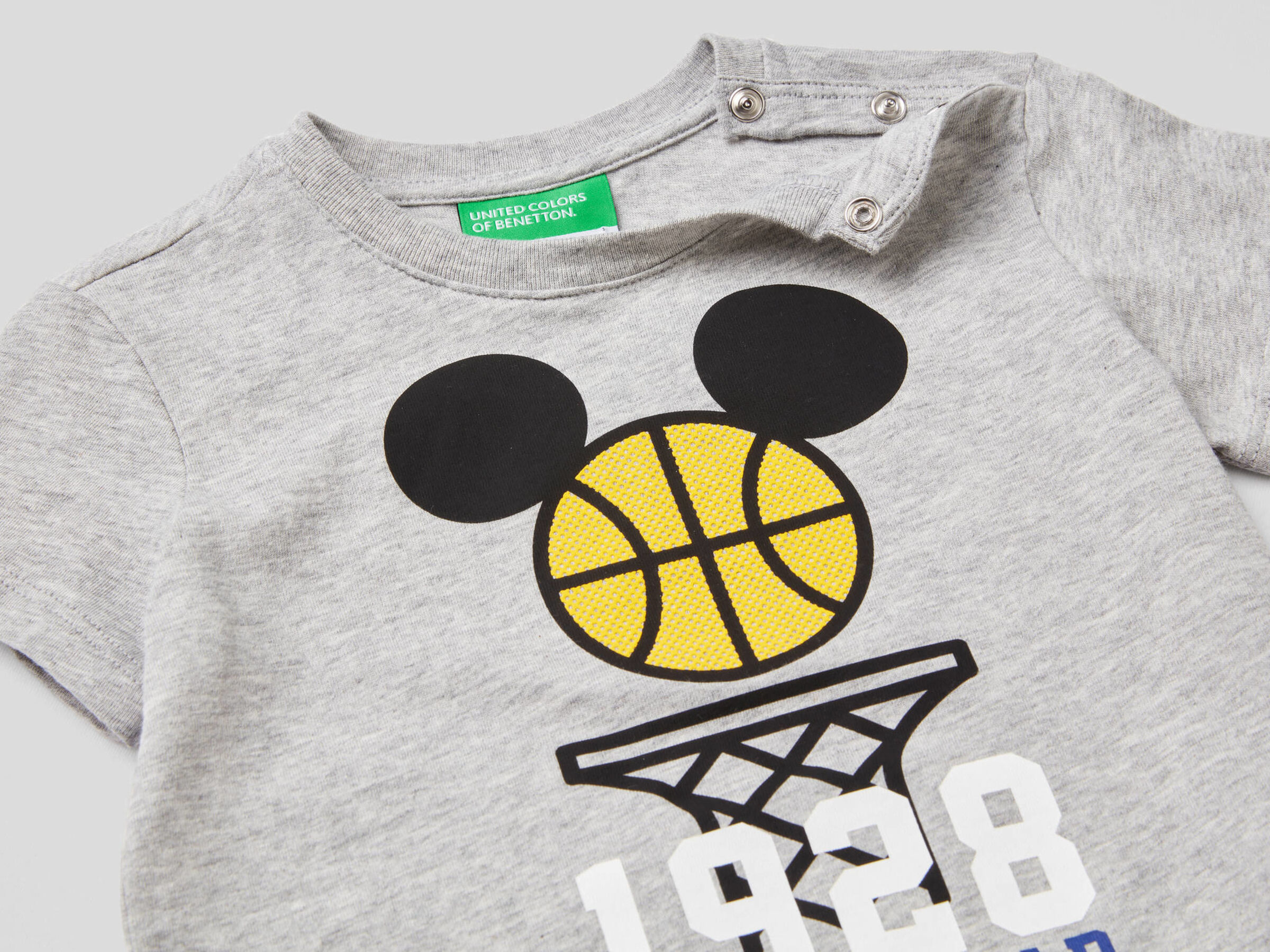T-Shirt aus Baumwolle mit Print Micky Maus image number null