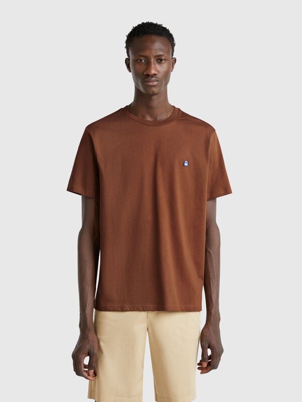 Basic-T-Shirt aus Baumwolle Herren