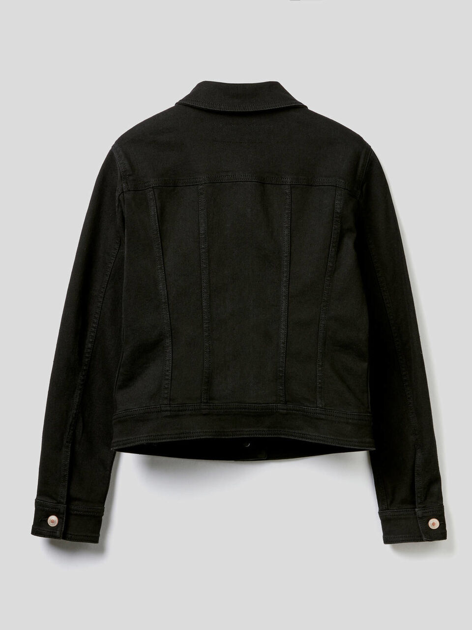 Taillierte Jeansjacke image number 2