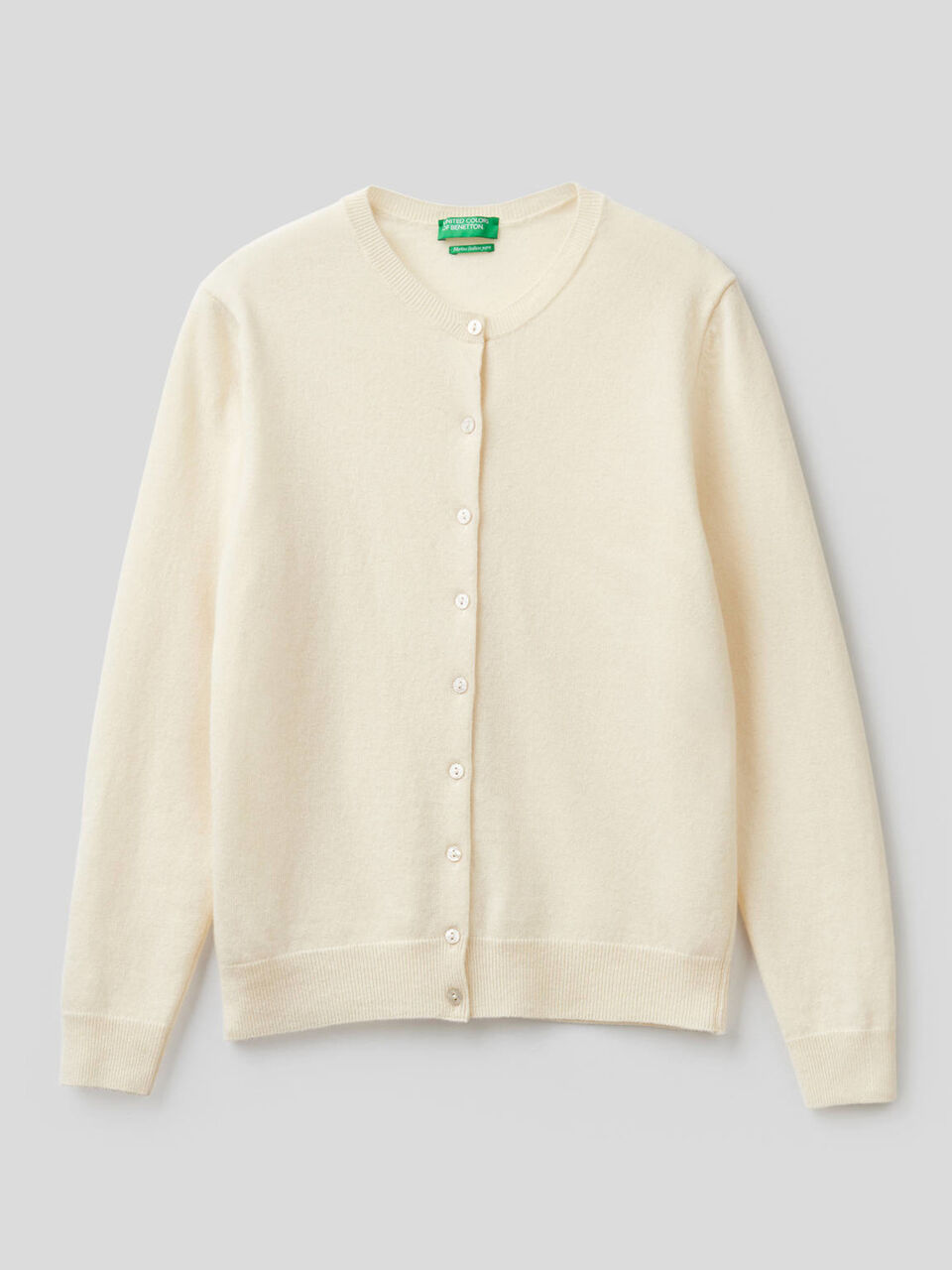Strickjacke aus reiner Schurwolle mit Rundausschnitt image number 1