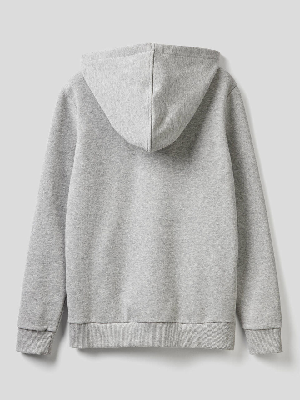 Sweatshirt aus 100% Baumwolle mit Reißverschluss und Kapuze image number 2