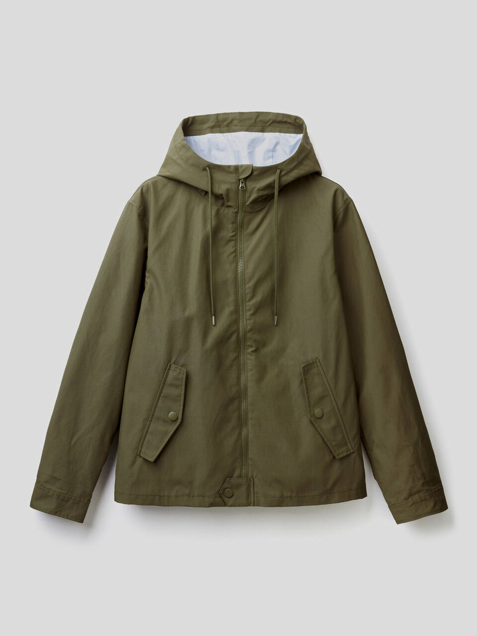 Jacke mit Reißverschluss und Kapuze image number 1