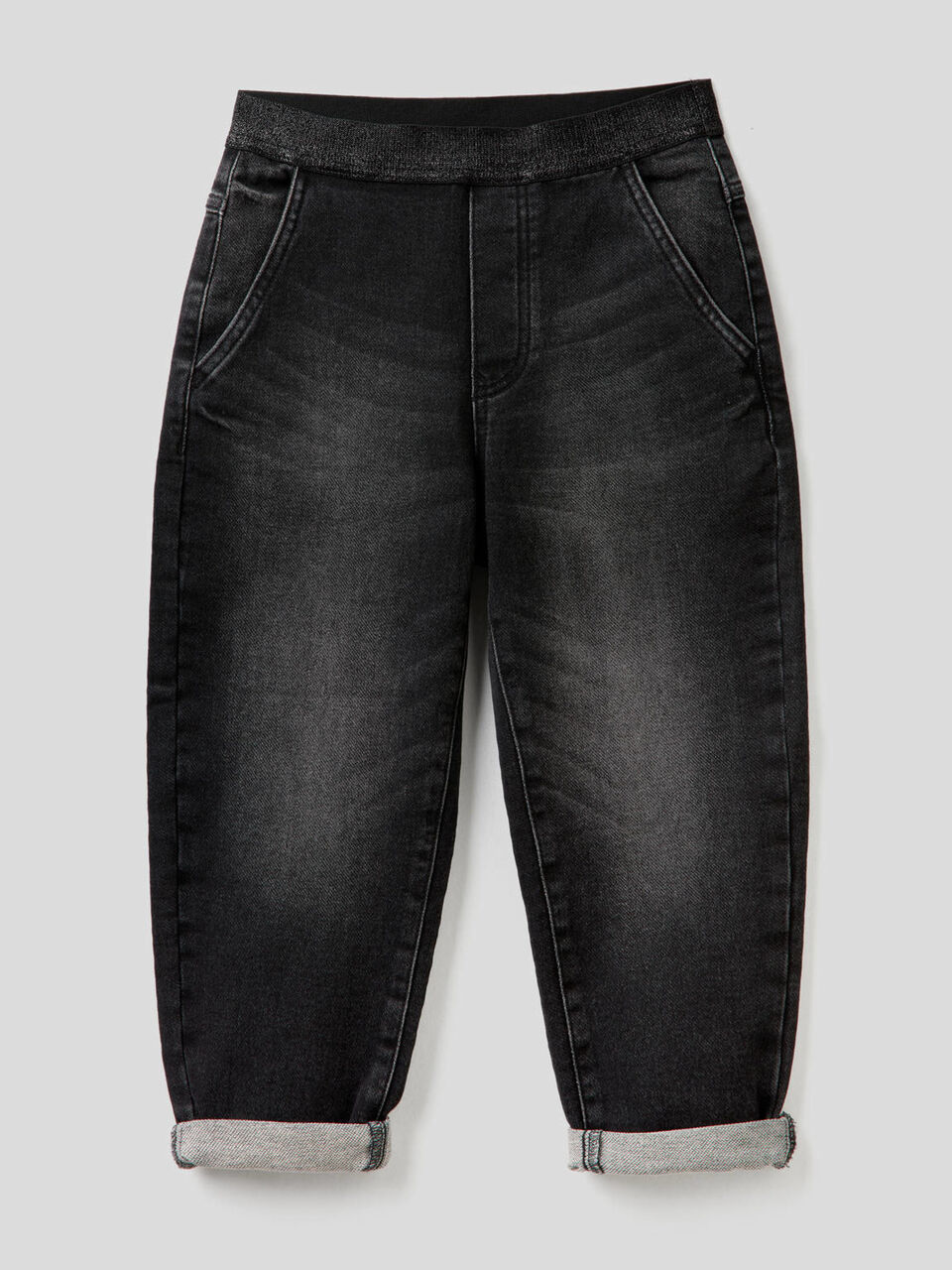 Ballonjeans mit Gummi am Bund image number 1