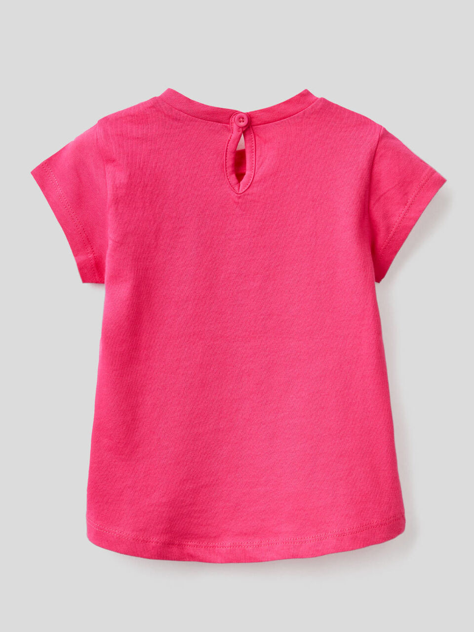 T-Shirt aus Baumwolle mit aufgedruckter Tasche image number 2