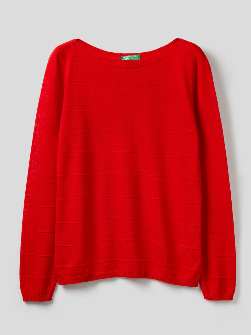 Pullover mit Carmenausschnitt image number 1
