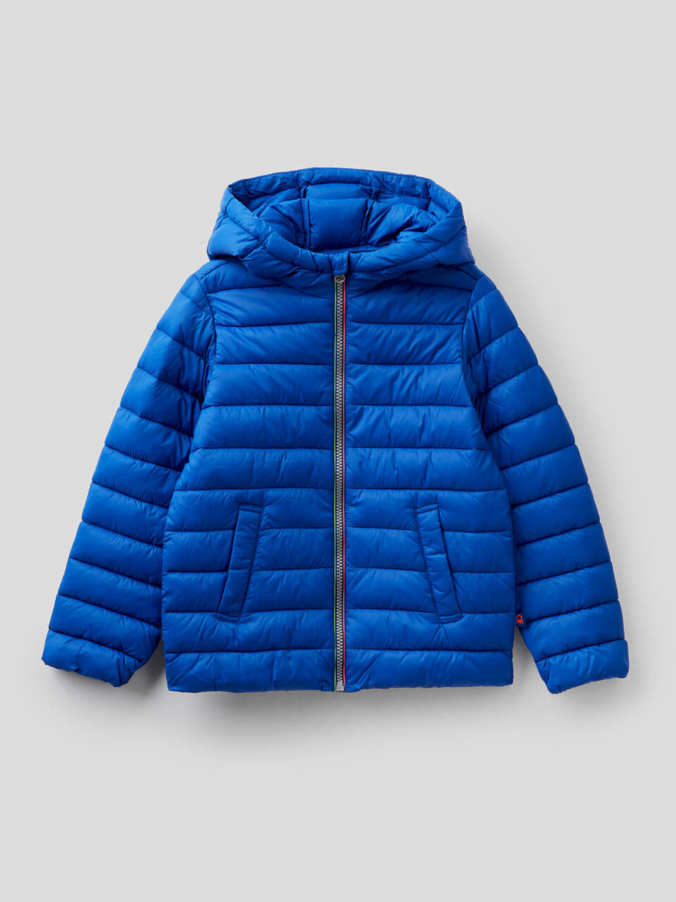 Jacke mit Kapuze aus technischem Stoff image number null