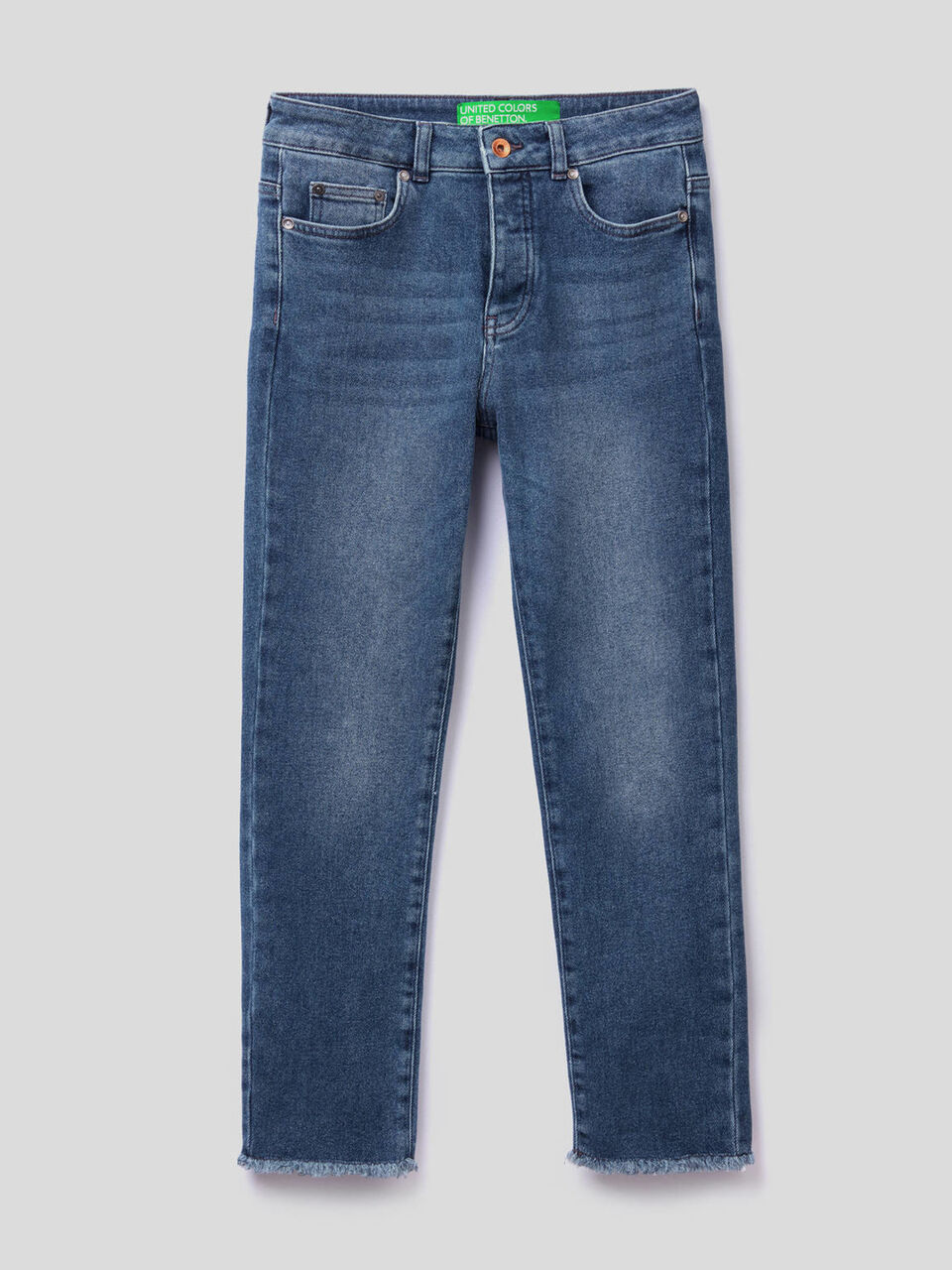 Five-Pocket-Jeans in Cropped-Länge image number 1