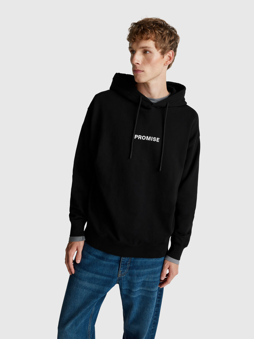 SWEATER W/HOOD Herren image number null