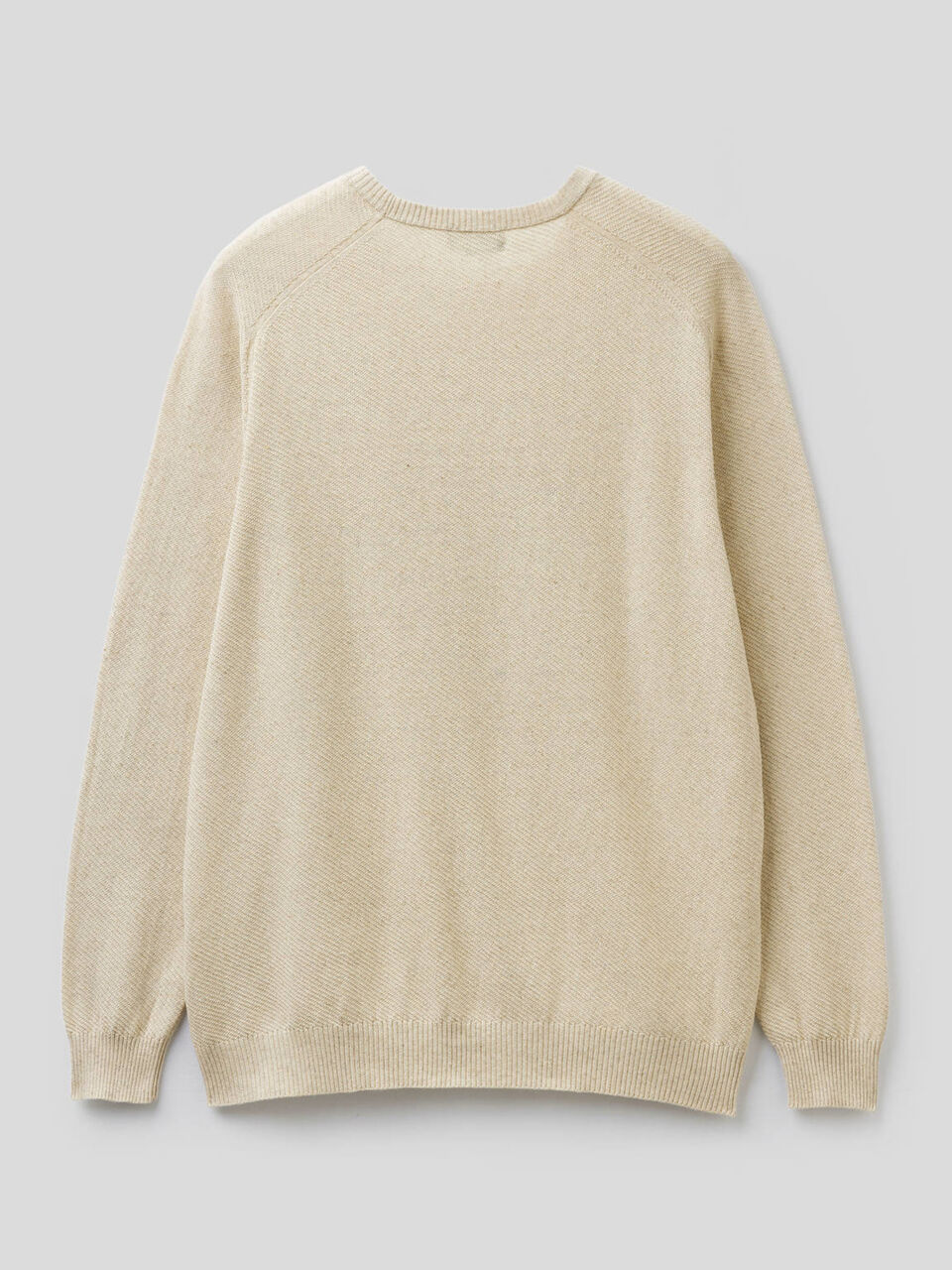 Pullover in einer Mischung aus Baumwolle und Leinen Herren image number 2