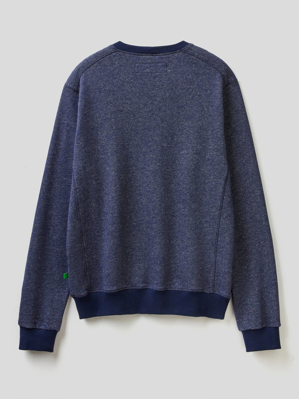 Sweatshirt mit Denim-Effekt und Rundausschnitt image number 2
