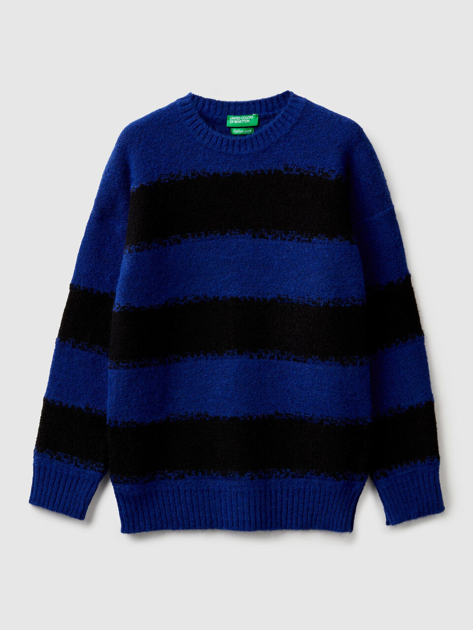 Pullover mit zweifarbigen Streifen image number 1
