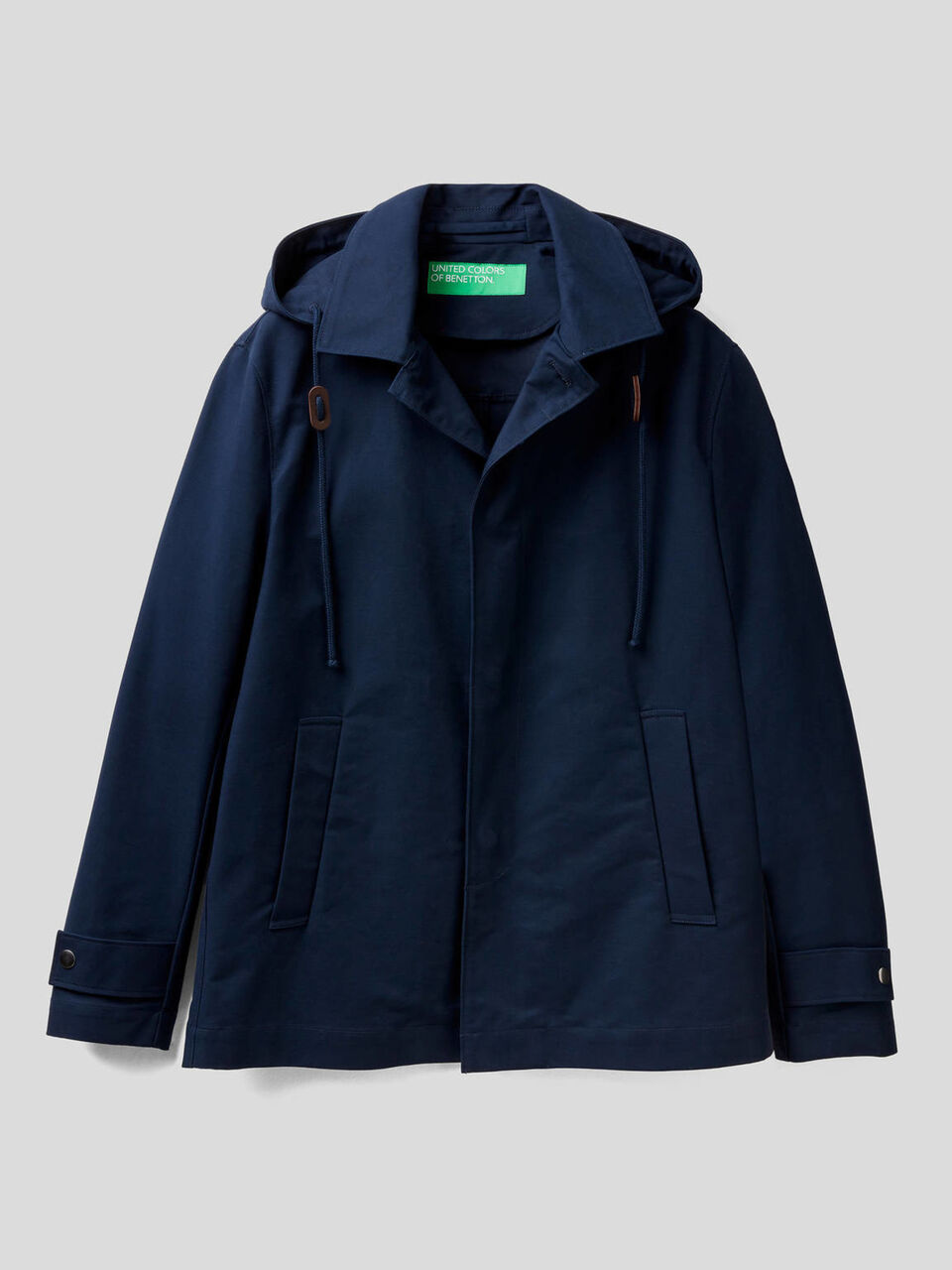 Jacke aus 100% Baumwolle mit Kapuze image number 1