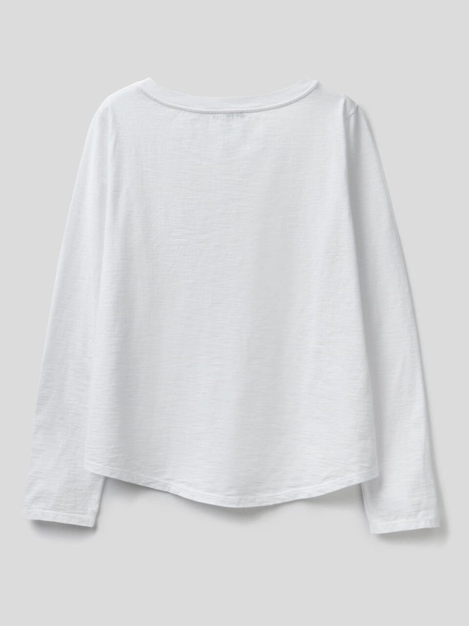 T-Shirt aus reiner Baumwolle mit langen Ärmeln image number 2