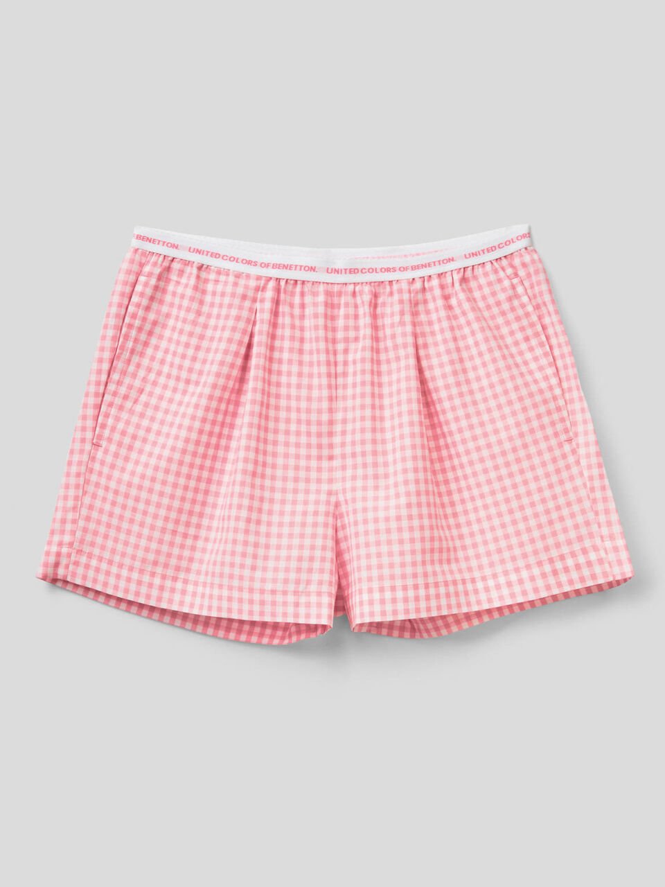 Shorts mit Vichy-Muster image number 1