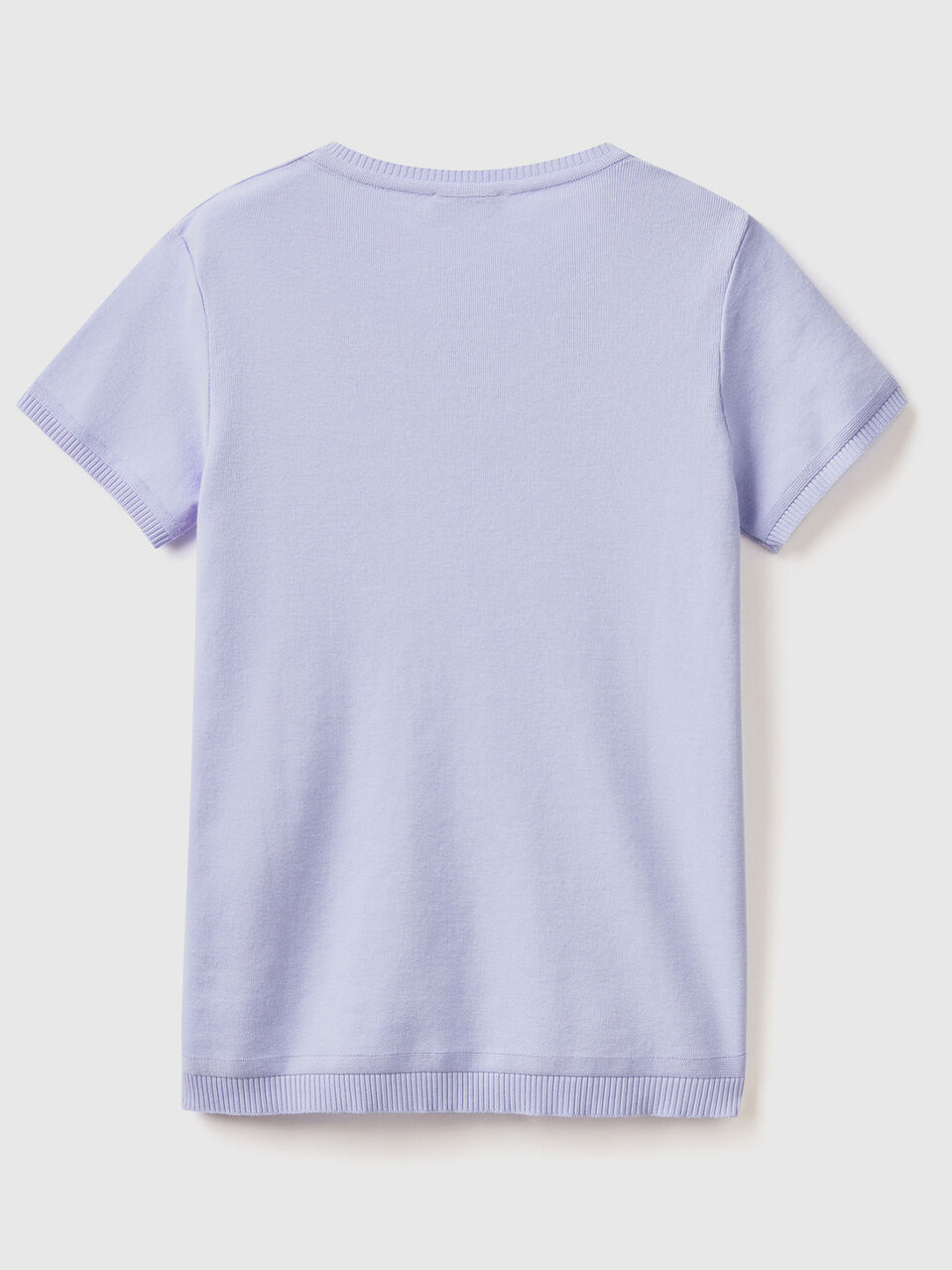Kurzärmeliger Pulli aus 100% Baumwolle image number 2