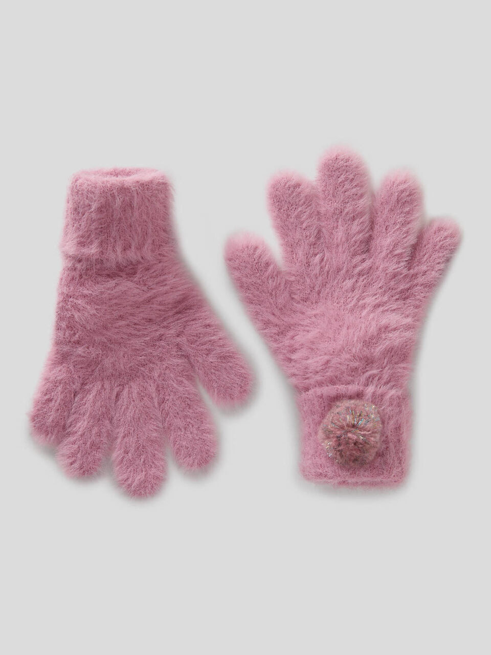 Handschuhe mit schillernden Pompons image number 1
