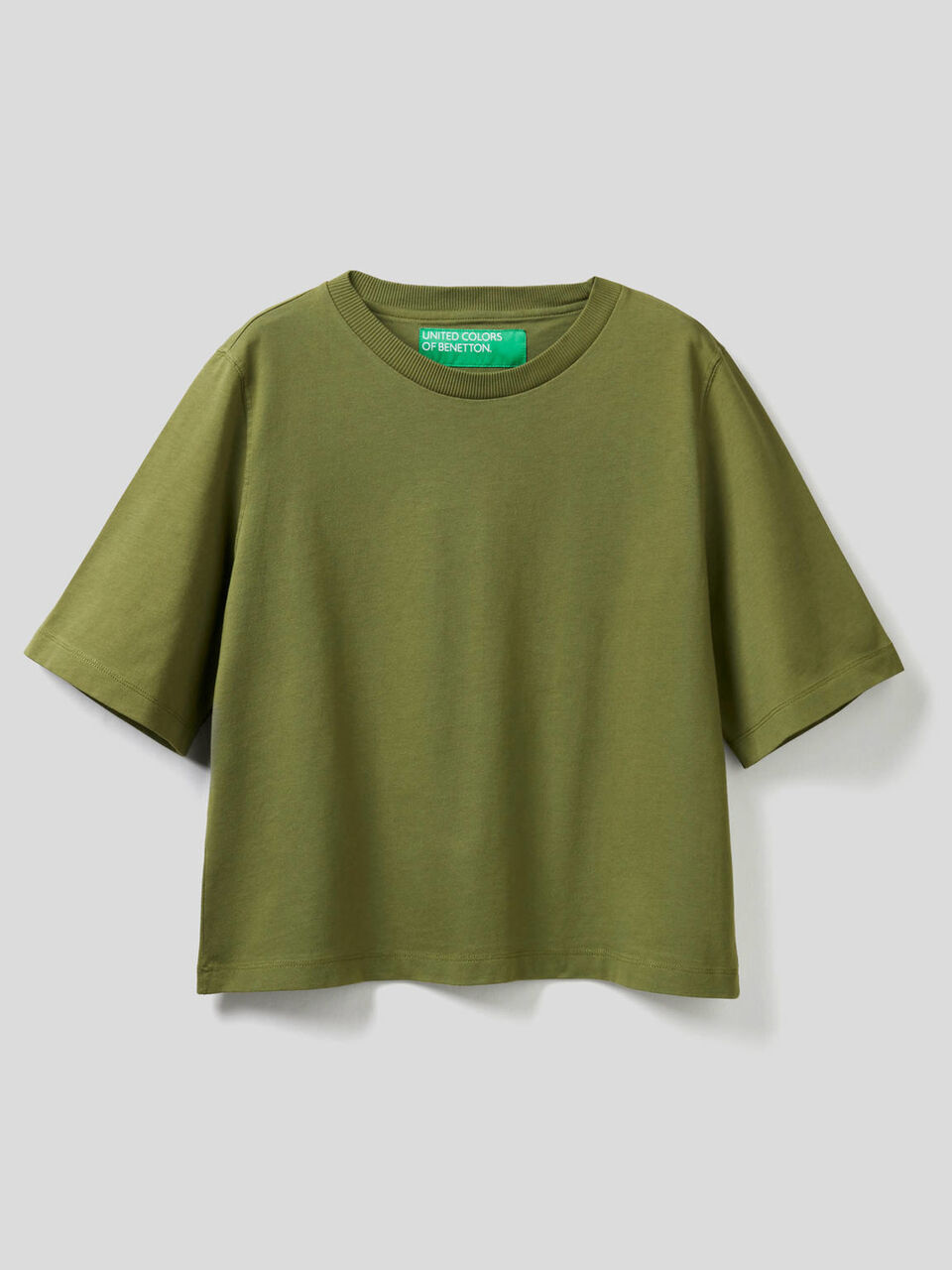 T-Shirt aus 100% Baumwolle im Boxy Fit image number 1