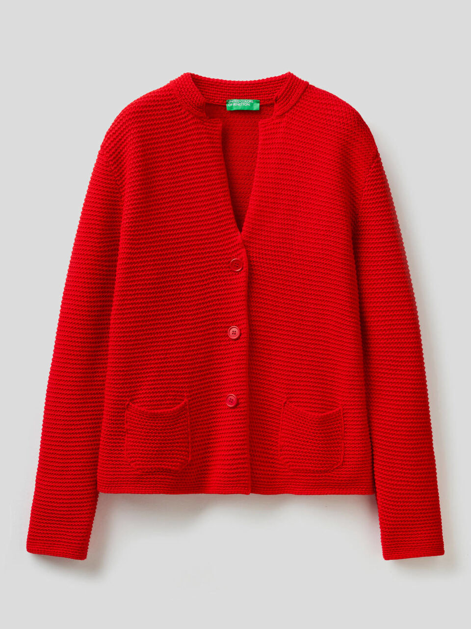 Strickjacke aus 100% Baumwolle image number 1