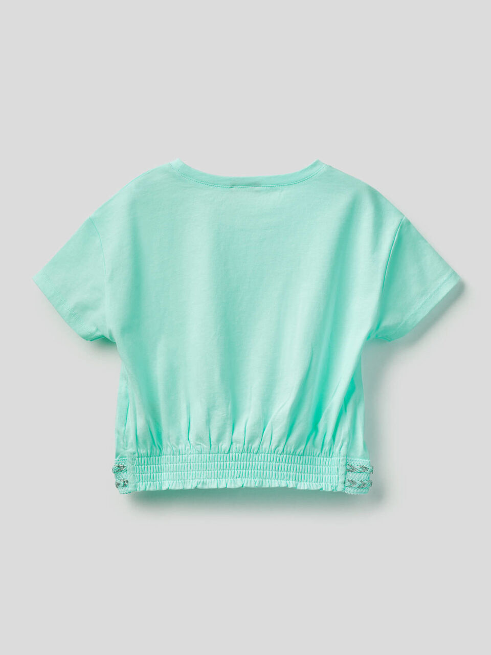 T-Shirt aus Baumwolle mit Cropped-Länge image number 2