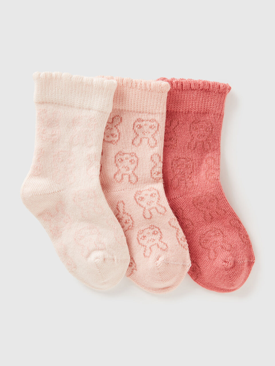 KNITTED SOCKS 3 PAIR Newborn image number 1
