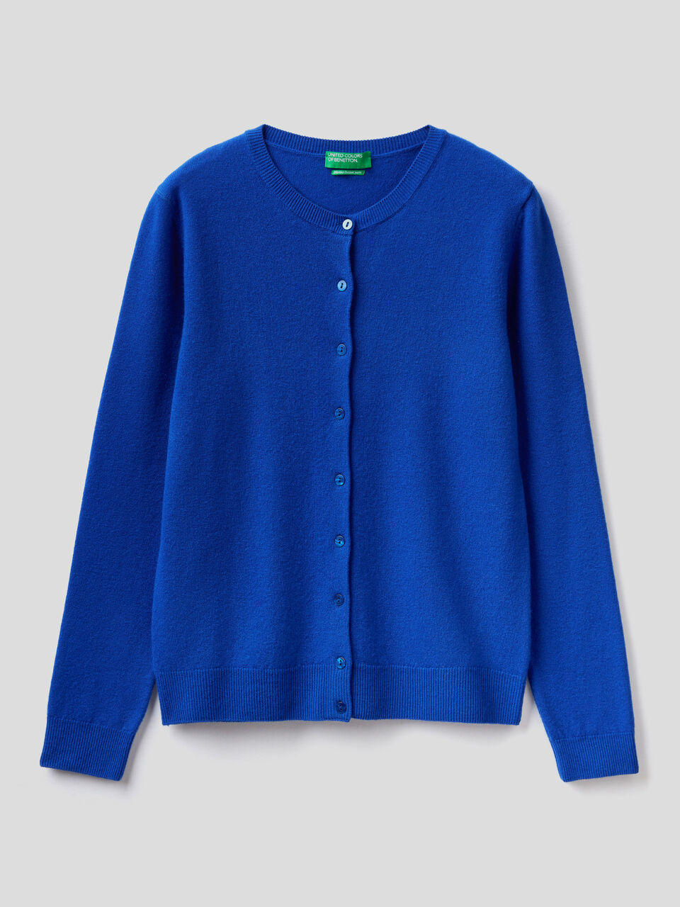 Strickjacke aus reiner Schurwolle mit Rundausschnitt image number 1