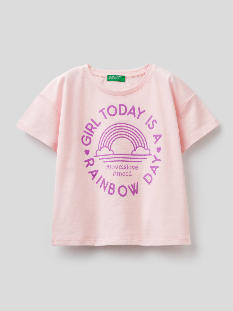 Boxy-T-Shirt aus reiner Baumwolle image number 1