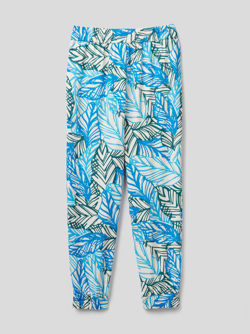 Fließende Hose mit Botanik-Print image number 2