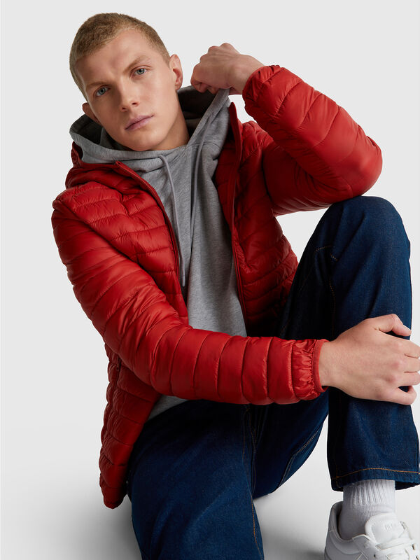 Gefütterte Daunenjacke im Regular Fit Herren