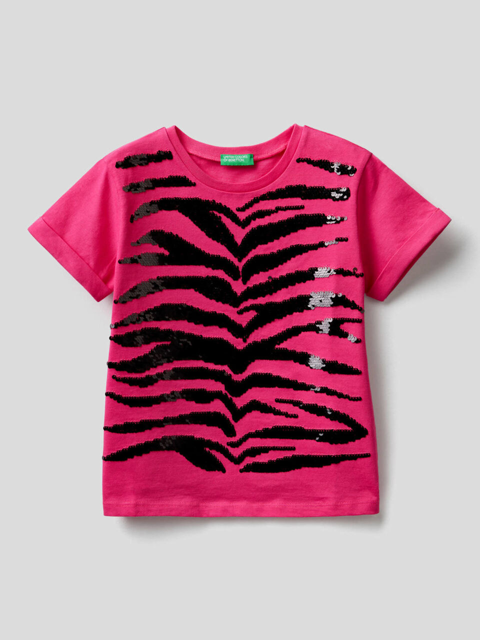 T-Shirt mit Pailletten image number 1