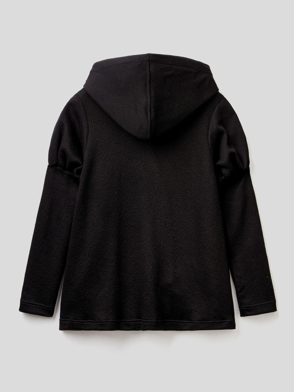 Sweatshirt mit Kapuze und Ärmel mit Raffung image number 2
