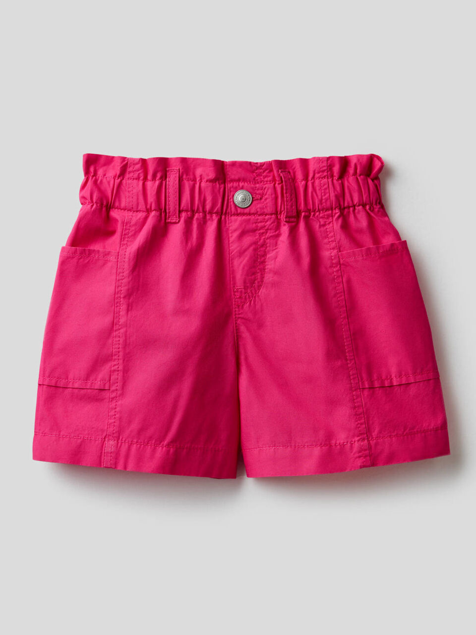 Paperbag-Shorts aus 100% Baumwolle image number 1