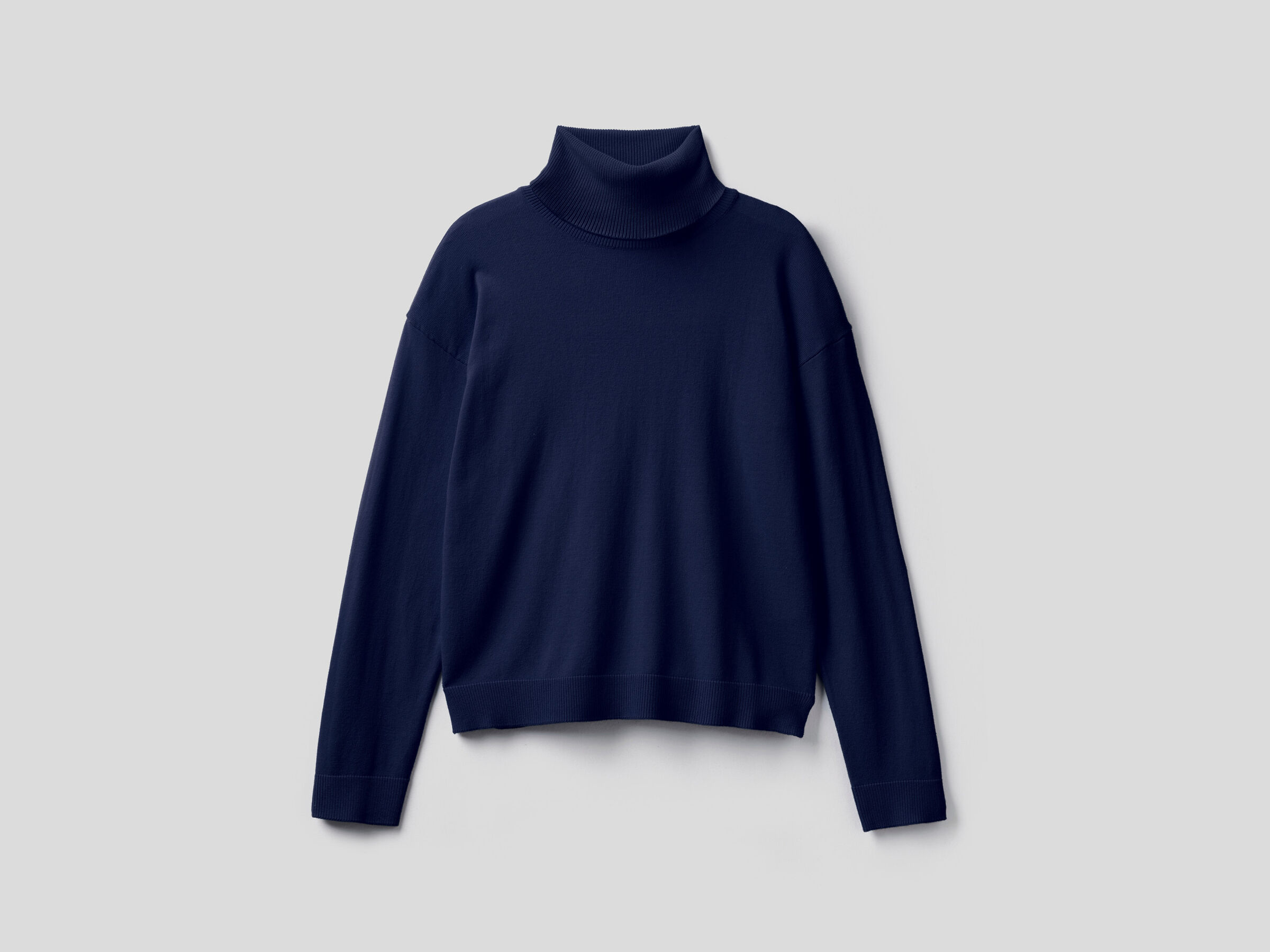 Rollkragenpullover aus Baumwolle und Modal® image number 4