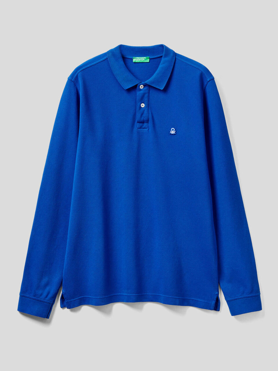 Langärmliges Polo aus 100% Baumwolle image number 1