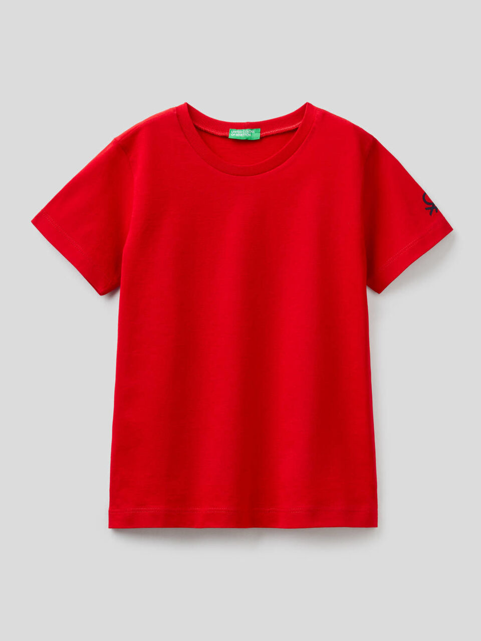 T-Shirt aus Bio-Baumwolle mit Logoprint image number 1