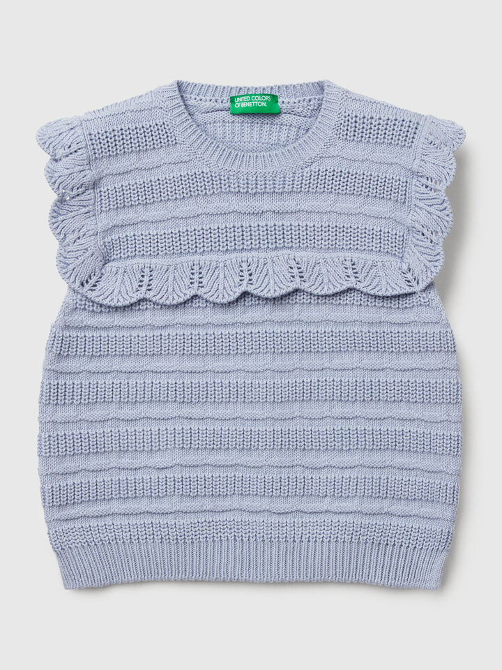 SLEEVELESS SWEATER SLEEVELESS SWEATER Mädchen