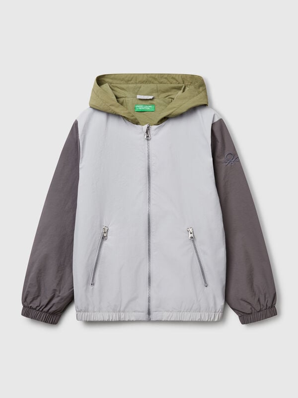 Nylonjacke mit Kapuze Jungen