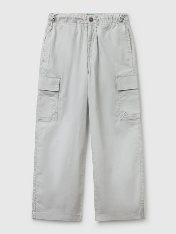 Fallschirmhose aus Stretch-Baumwolle Jungen