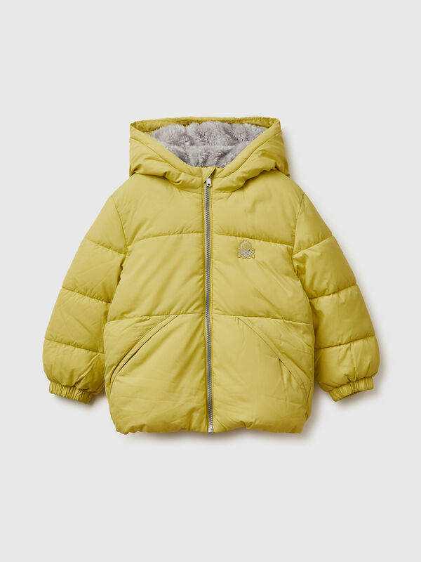 Jacke mit Teddybär-Innenseite Jungen