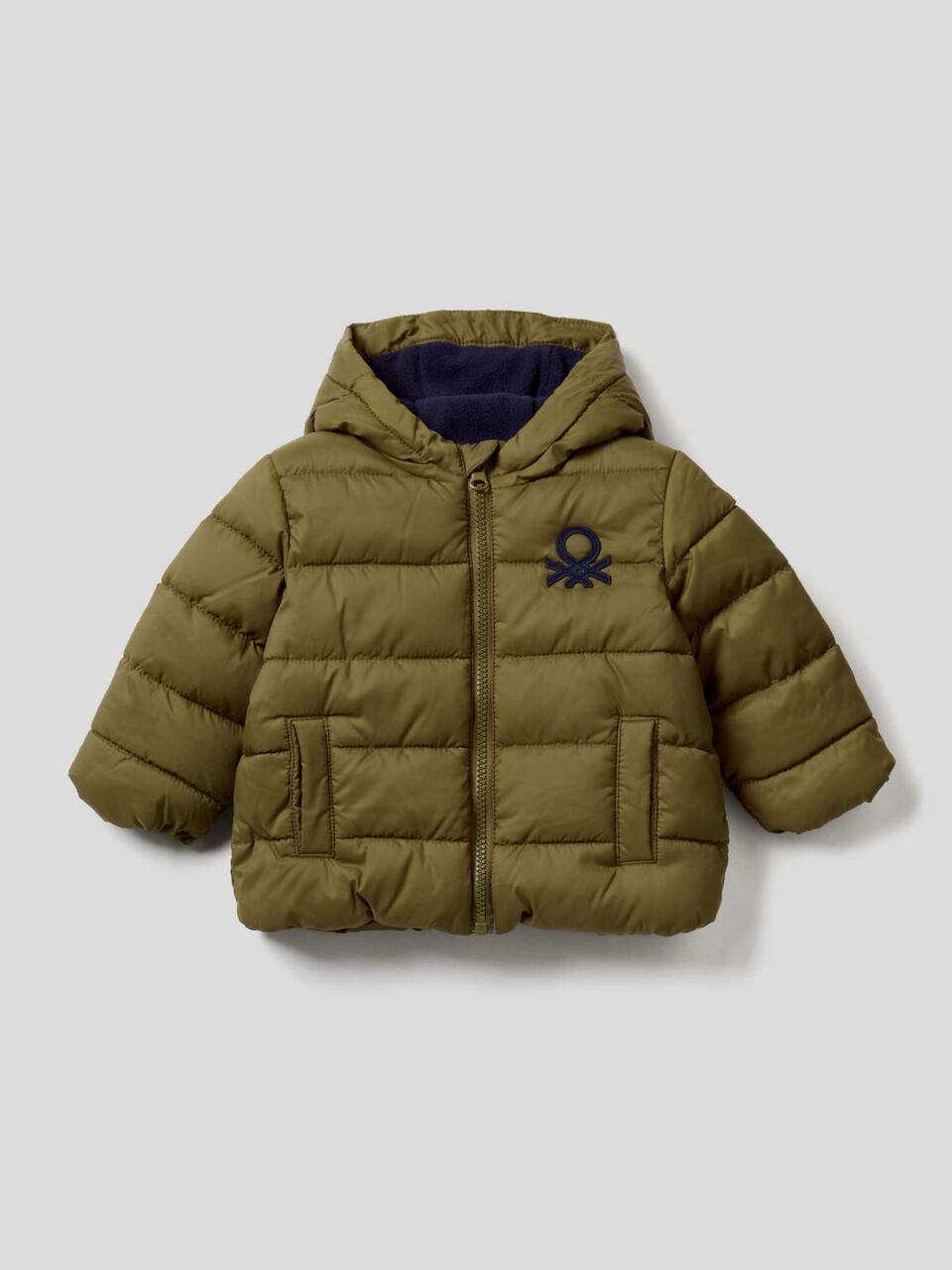 Einfarbige Anorak mit Kapuze image number 1