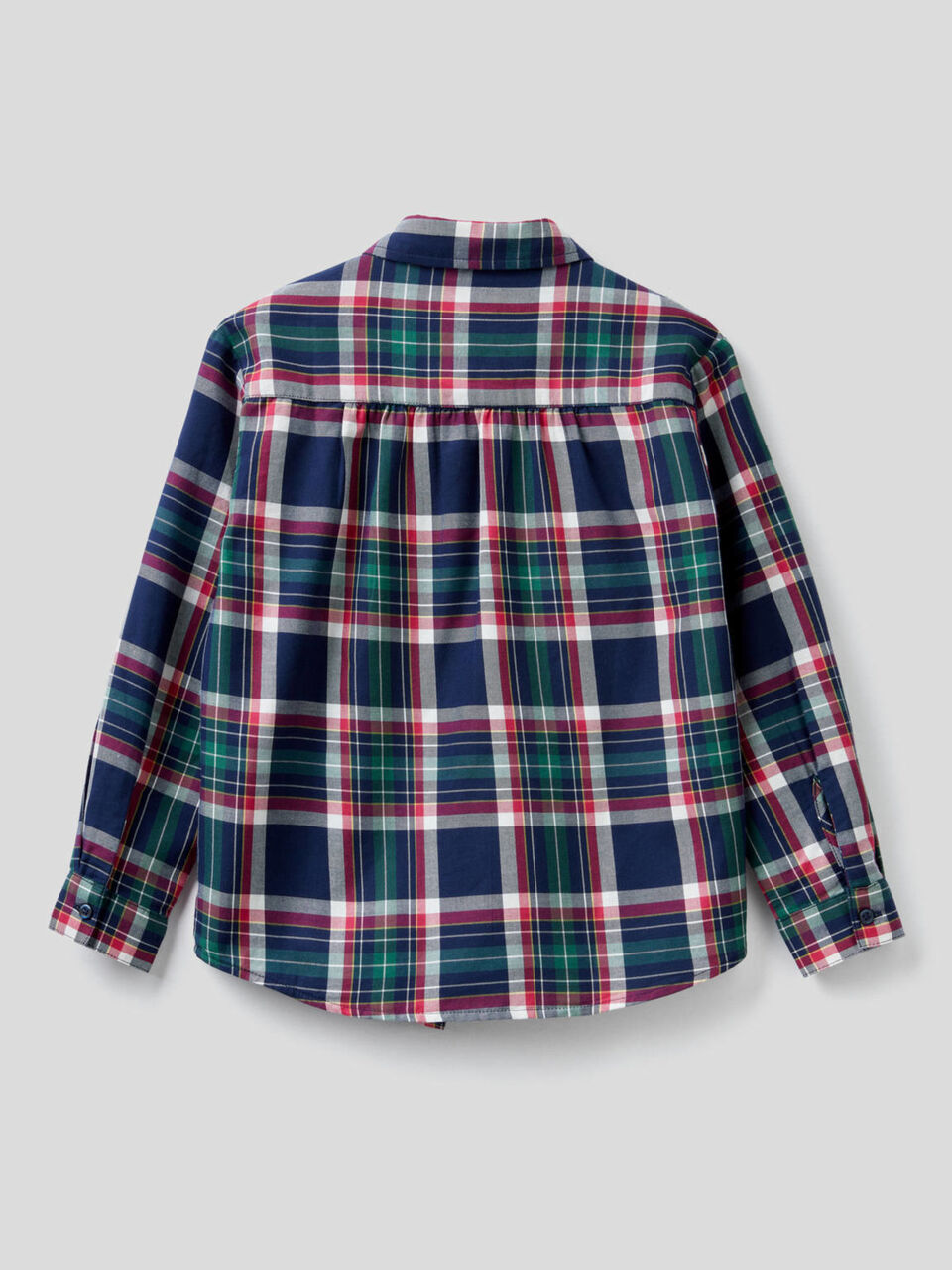 Karierte Bluse aus einer Baumwollmischung image number 2