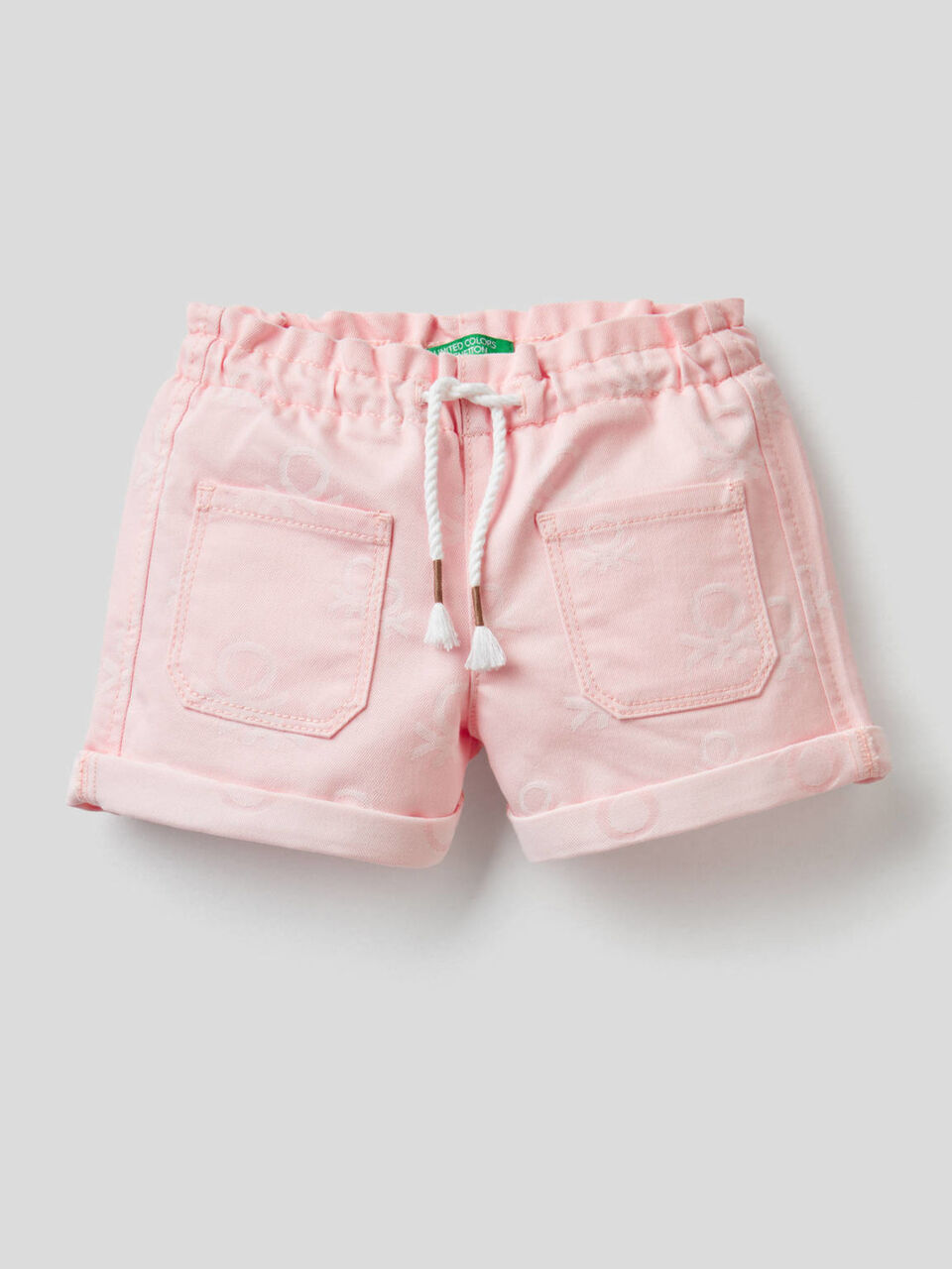 Shorts aus Denim mit Logo image number 1