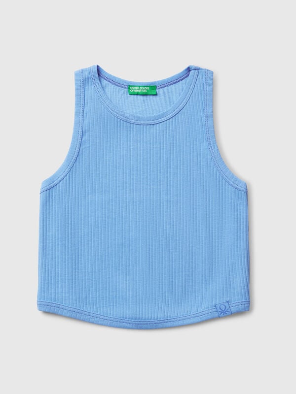 Geripptes Tanktop Mädchen