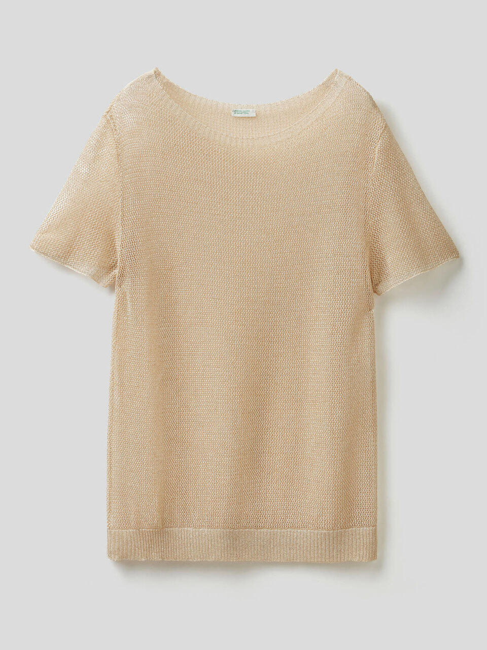 Pullover aus Netzstoff mit Lurex image number 1