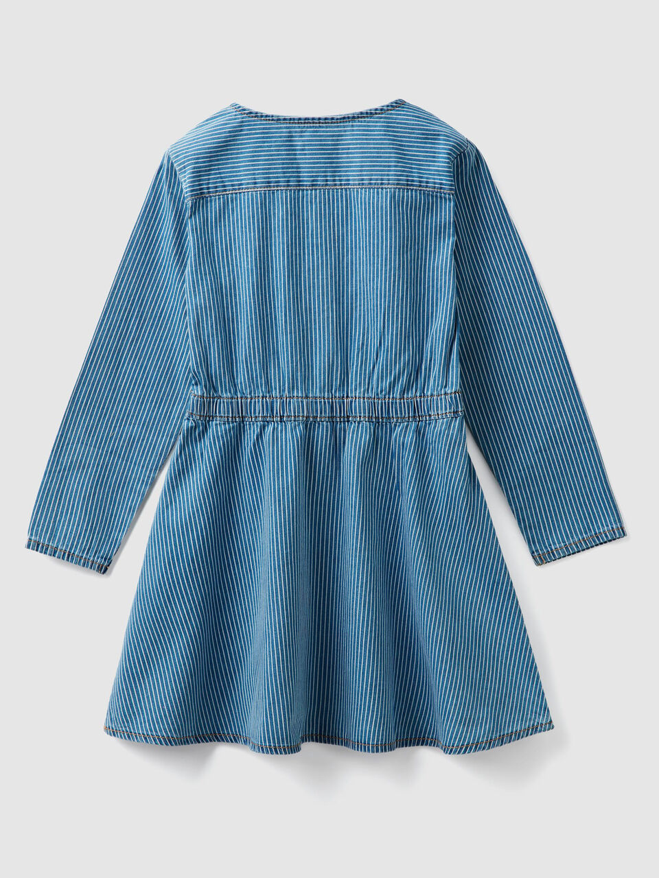 Kleid aus Chambray mit Streifen image number 2