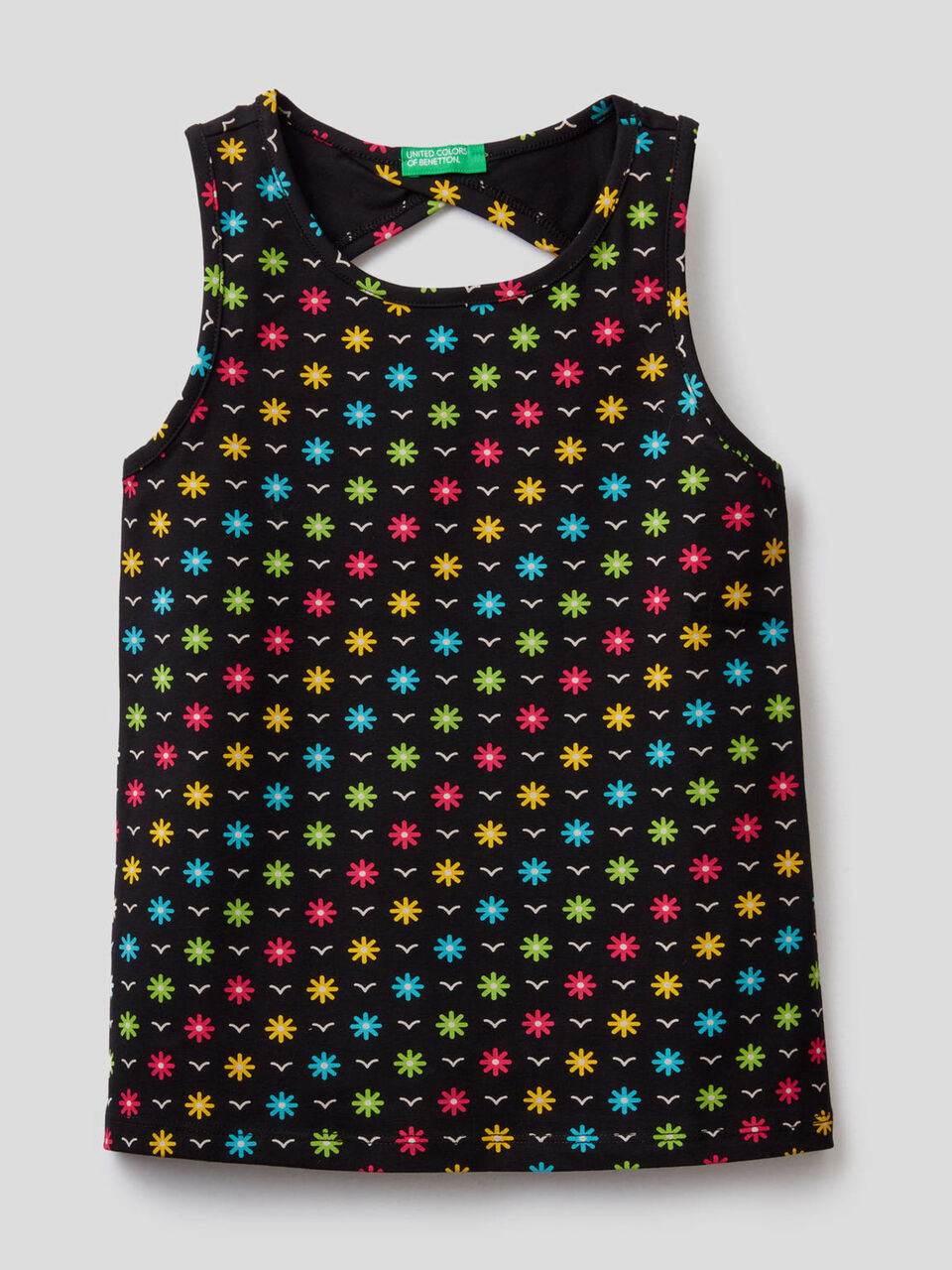 Top aus stretchiger Baumwolle mit Print image number 1