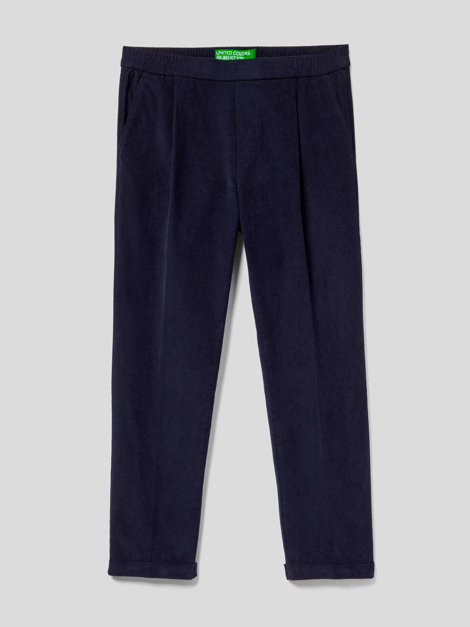 Samthose mit Saumaufschlag image number 1