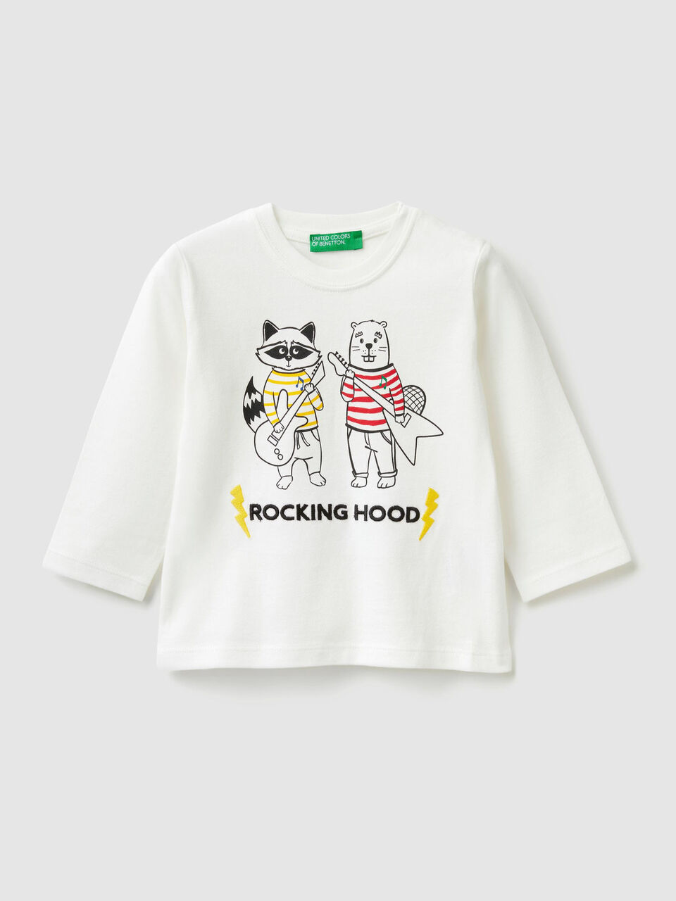 T-Shirt aus Bio-Baumwolle mit Stickerei image number 1