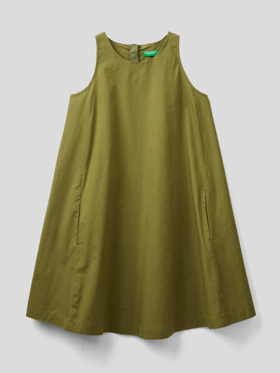 Ärmelloses Kleid in Trapezform image number 1