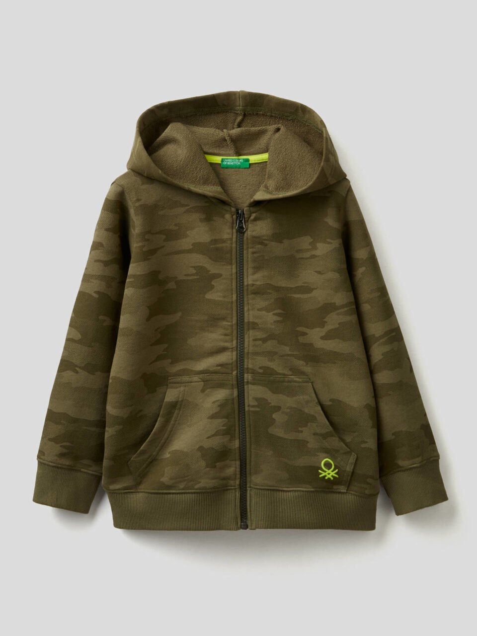 Camouflage-Sweatshirt aus 100% Baumwolle image number 1
