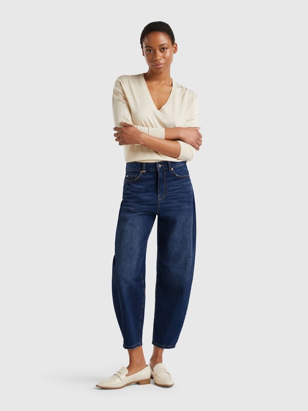 Jeans mit Ballon-Passform Damen